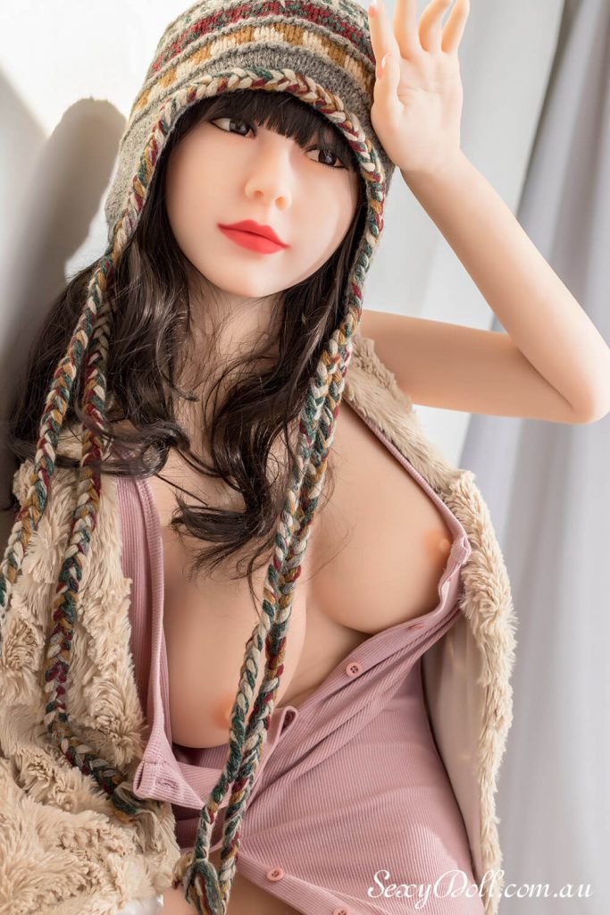 Young Slender Realistic Sex Doll with Long Black Hair - Violet (11)